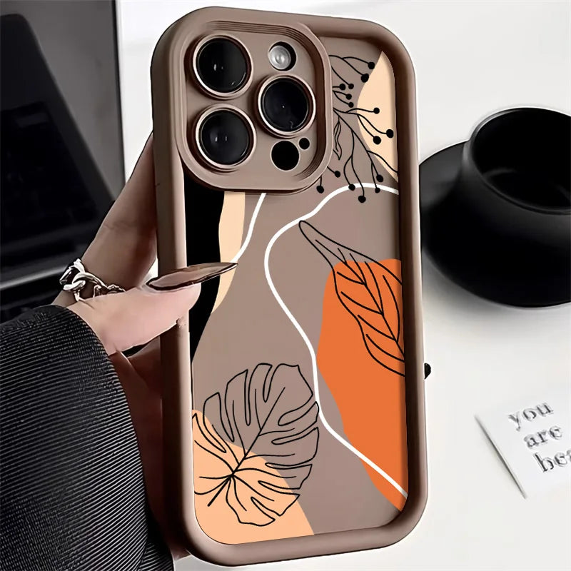 Abstract Plants Phone Case
