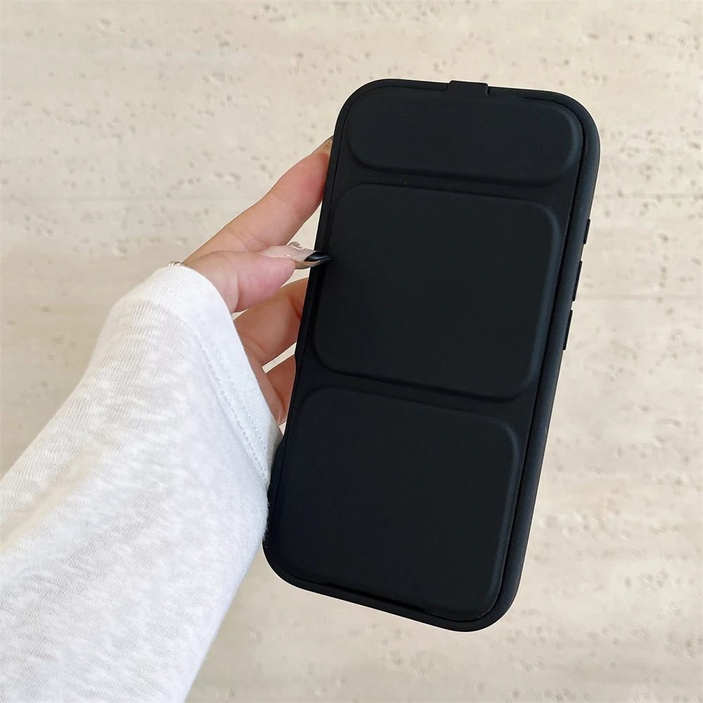 Folding Magnetic Full Body Stand Holder Case for iPhone 17 16 15 14 13 12 Pro 11